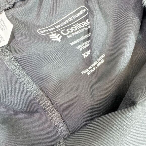 Coolibar Skirt Womens XXL 2X Pisa Travel Skort Black UPF 50 Pockets Activewear - Picture 7 of 10